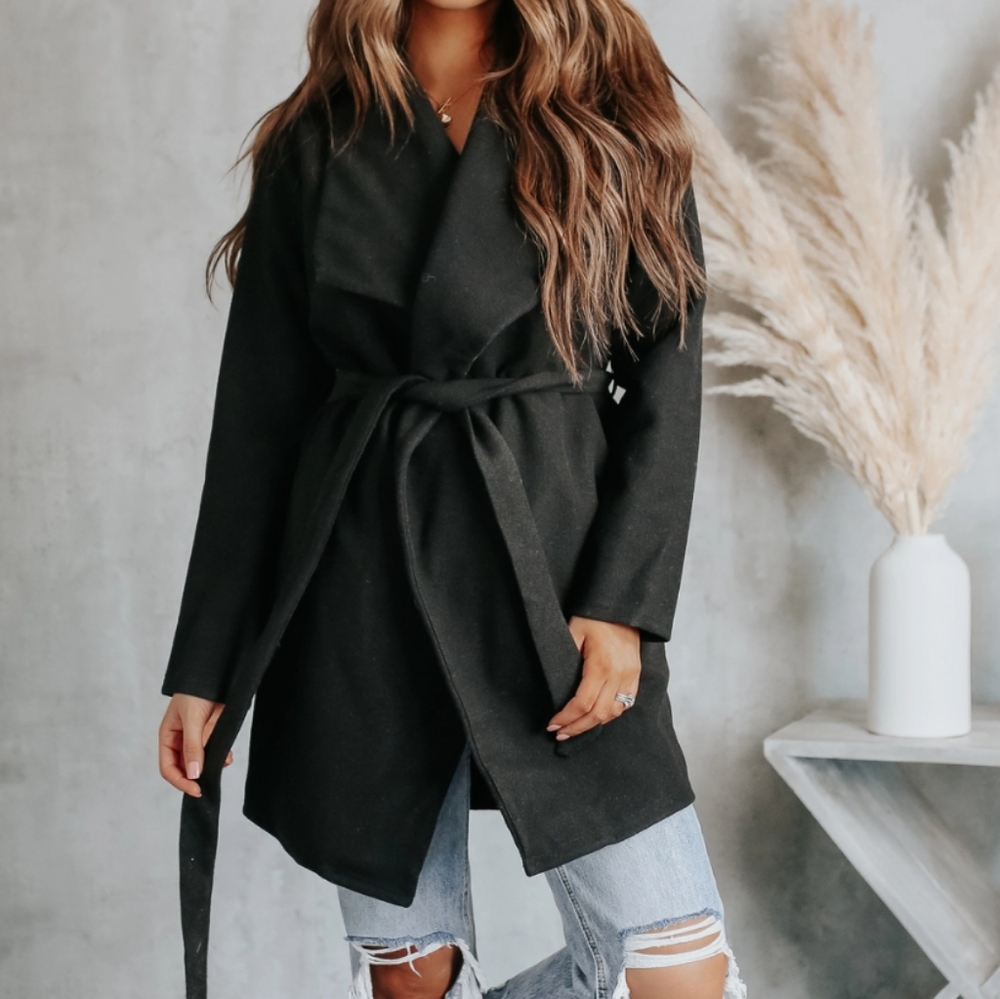 Draped wool jacket - Picture 2 of 8